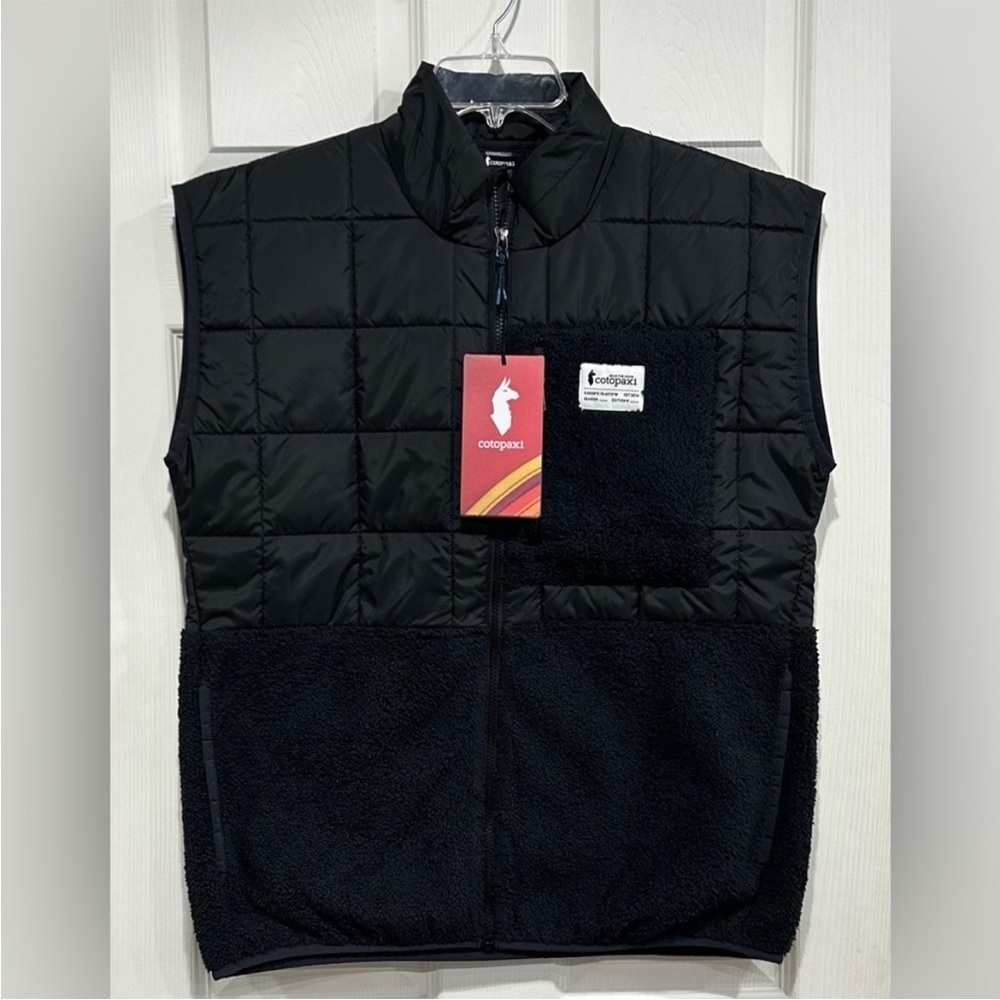 Cotopaxi Men's Medium Trico Hybrid Vest Black NWT Insulated Synthetic Quilted